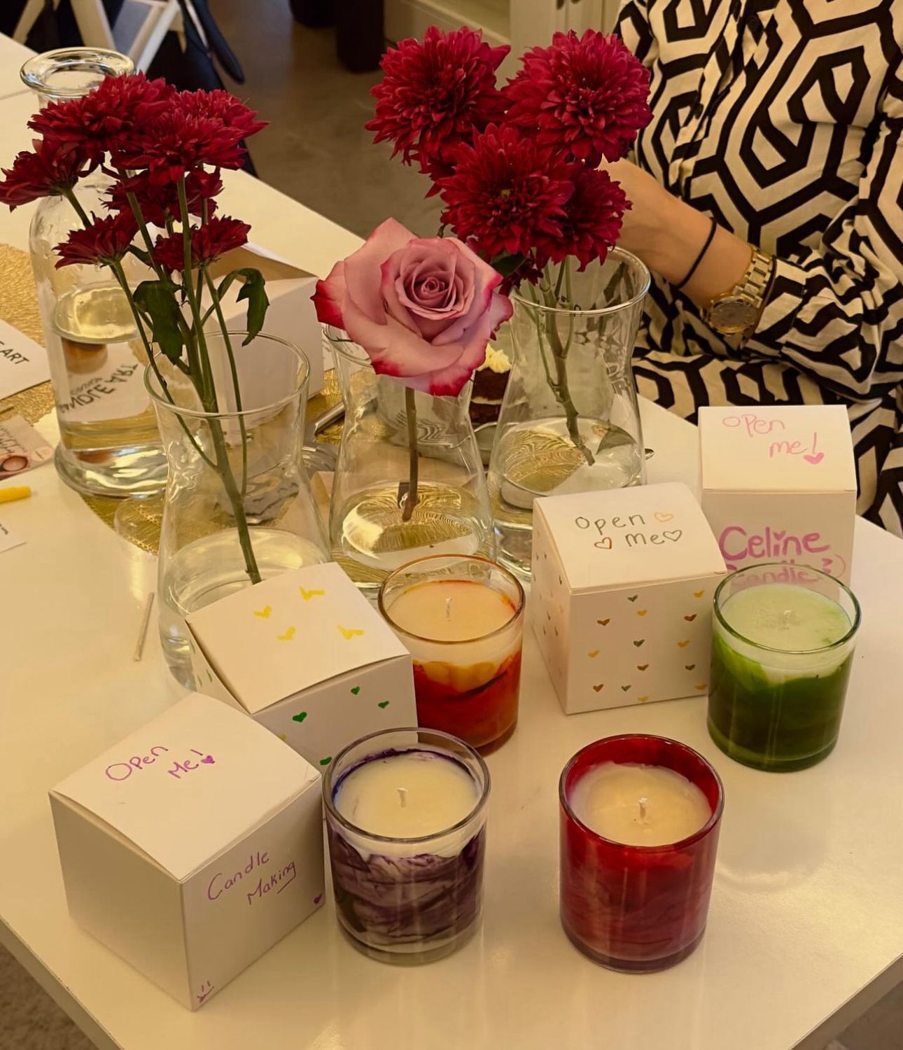 Finished candle products